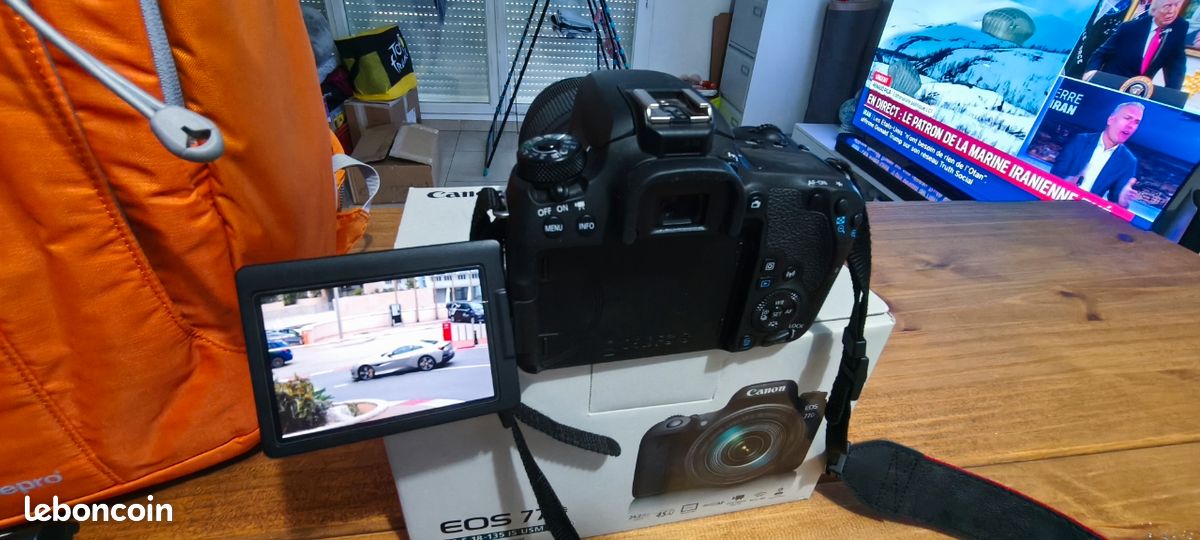 Appareil photo reflex canon eos 77D pack série L + (image 4)