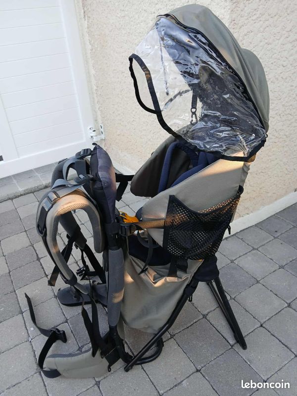 Porte bébé dorsal DEUTER KID CONFORT I PLUS avec pare soleil et
