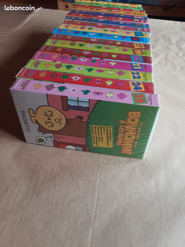 17 cassettes vhs monsieur bonhomme (image 3)
