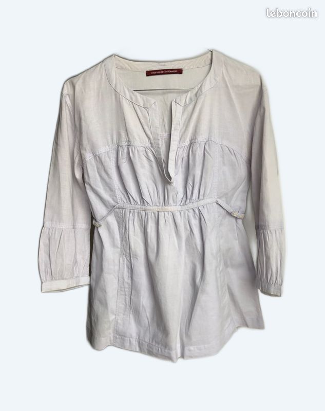 Chemisier parme Comptoir des cotonniers (image 1)