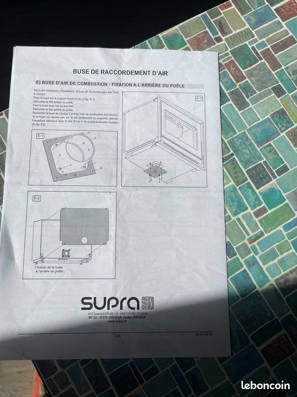 Insert de foyer cheminée supra (image 6)