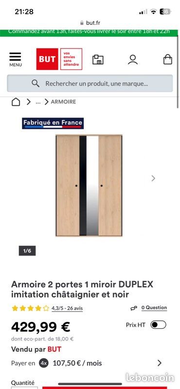 Armoire modèle duplex but (image 2)