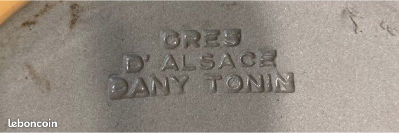 Pot en grès d’Alsace signé Dany Tonin (image 3)
