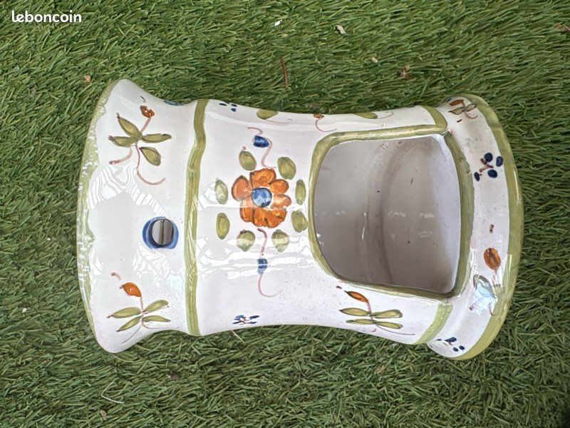Chauffe-plat / Brûle-parfum Art Nouveau En Fonte De Fer - France, Fin XIXème