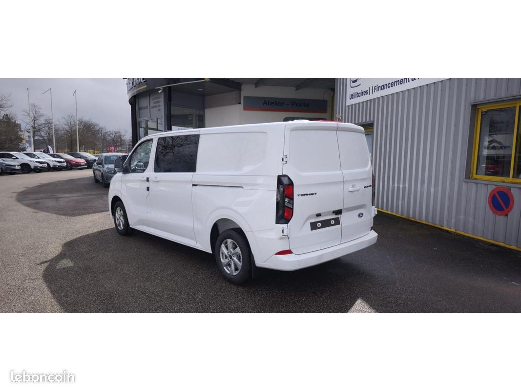 FORD TRANSIT CUSTOM 2.b0 EcoBlue - 170 - BVA S&S CABINE APPROFONDIE (image 5)