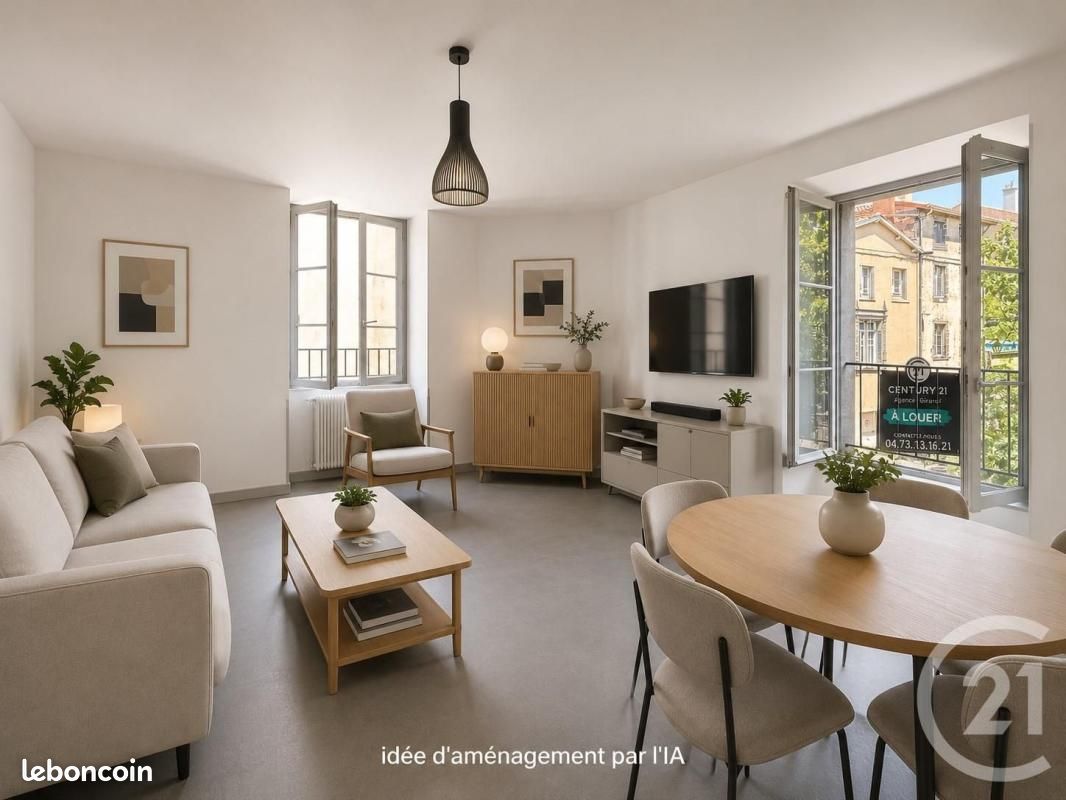 Appartement 3 pièces 66 m² · à Riom · 66 m² · 585 €/mois
