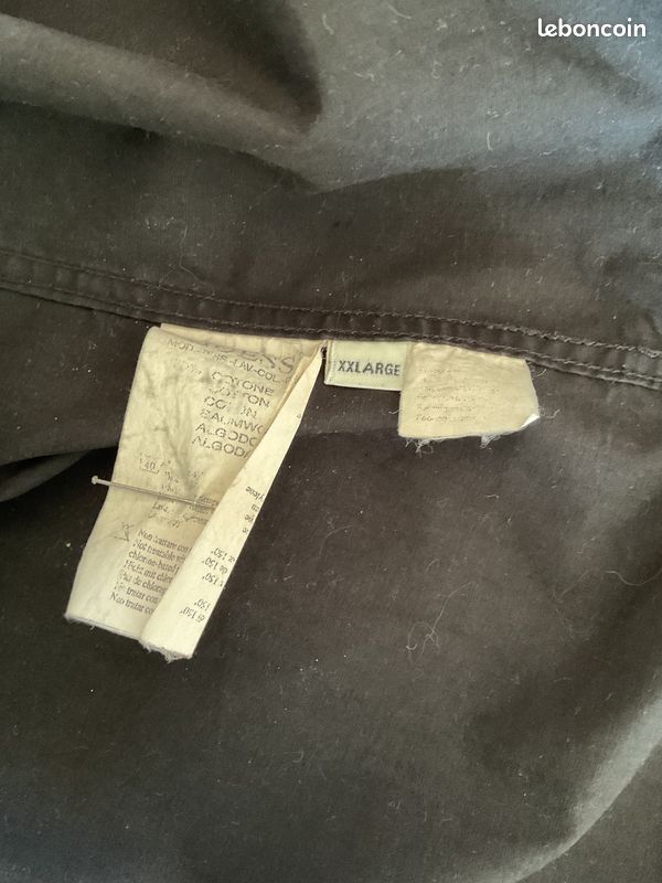 Chemise homme noire XXL GUESS (image 4)