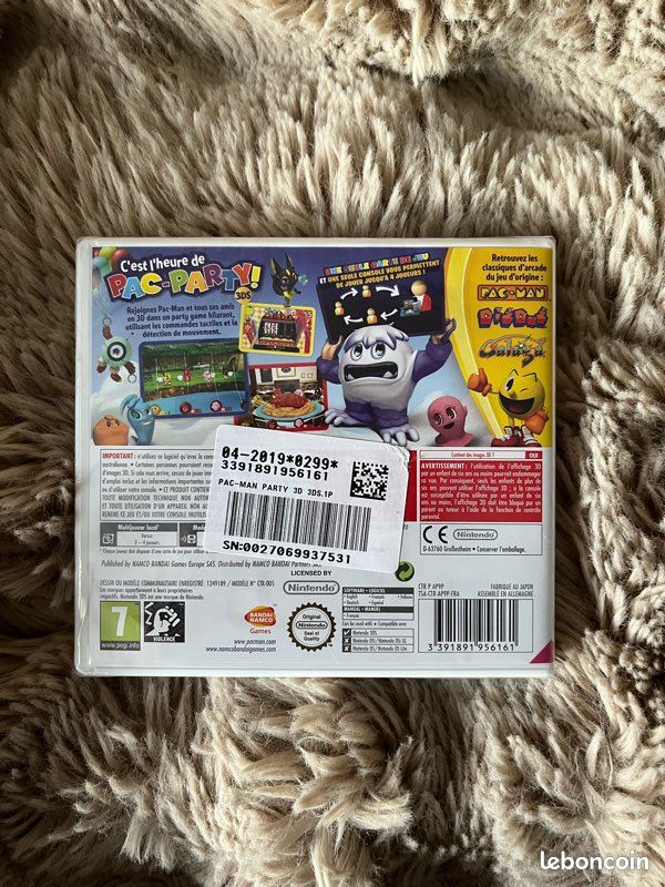 Pac Man Party 3D 3Ds Neuf FR (image 2)