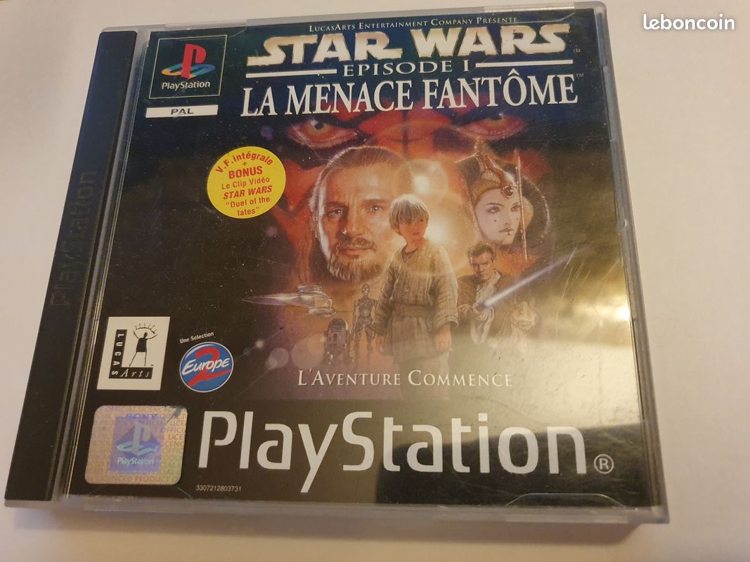 Star Wars Episode 1 La Menace Fantome PS1 – FR – BE – Testé – Envoi 24/48h - Jeux vidéo