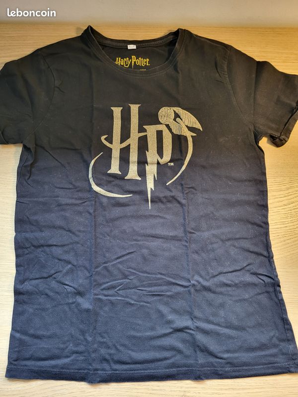 T-shirt manches courtes Harry Potter noir (image 1)