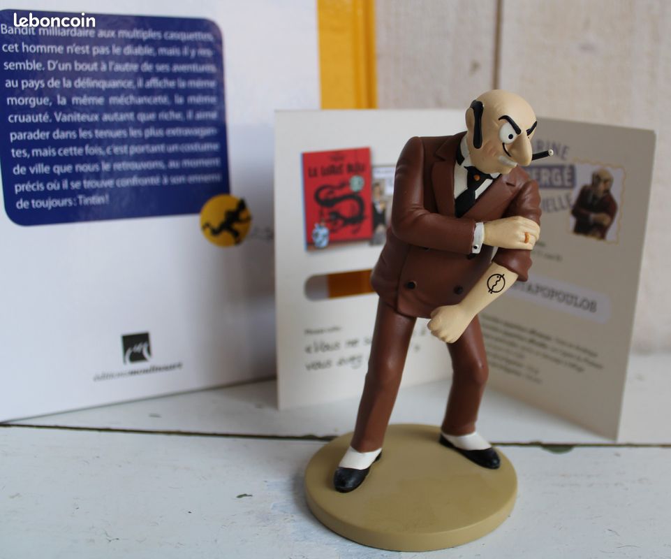 Hergé - Figurine Tintin 09 - Rastapopoulos au tatouage (Gebraucht) in