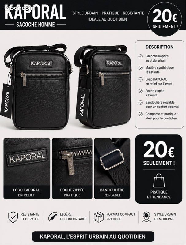 Sacoche kaporal neuf étiquette (image 1)