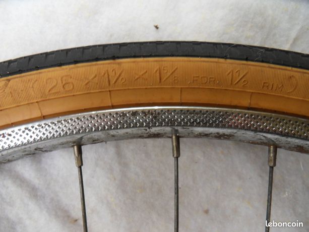 RIGIDA Superchromix roue BMX 20 oldschool vintage pneu