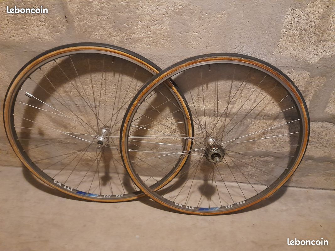 Roues vélo course GALLI-TOP PRO-MAVIC (image 1)