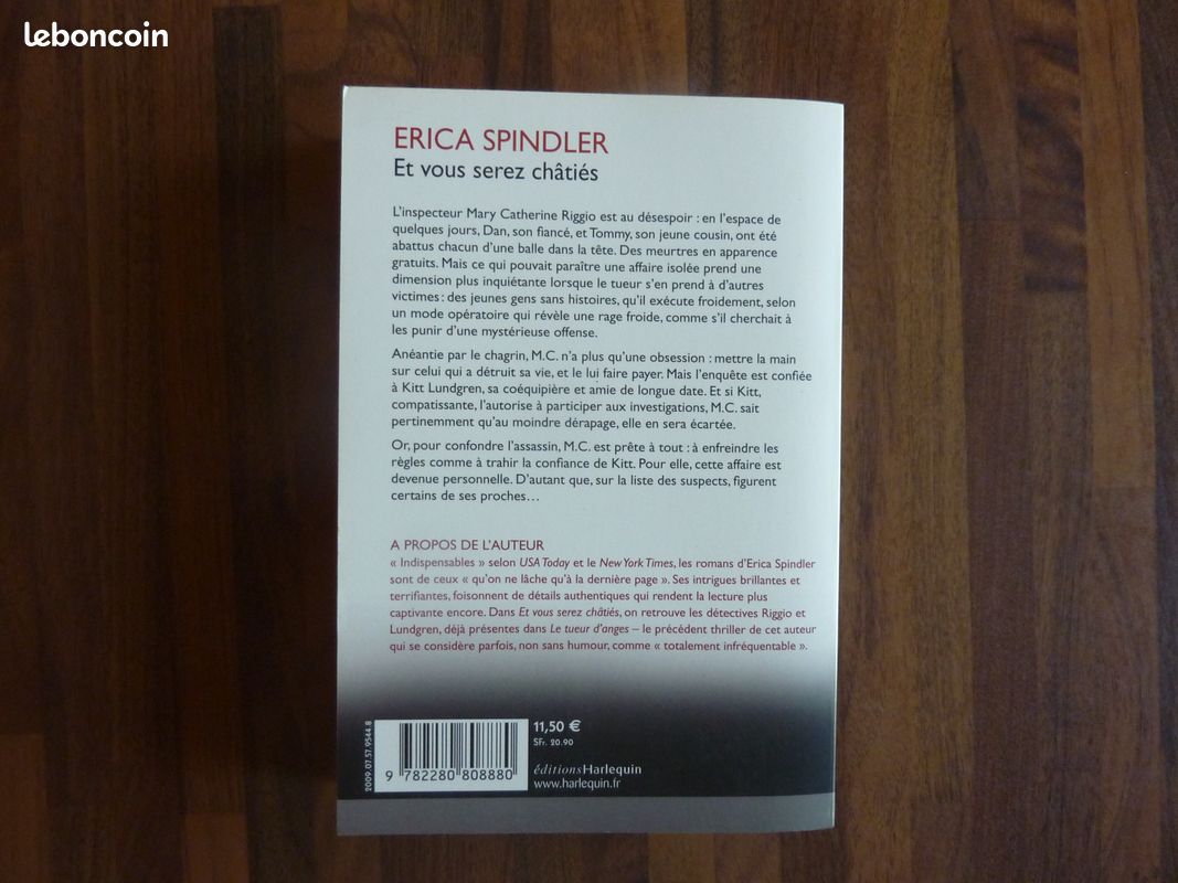 Et vous serez châtiés Erica Spindler TBétat (image 2)
