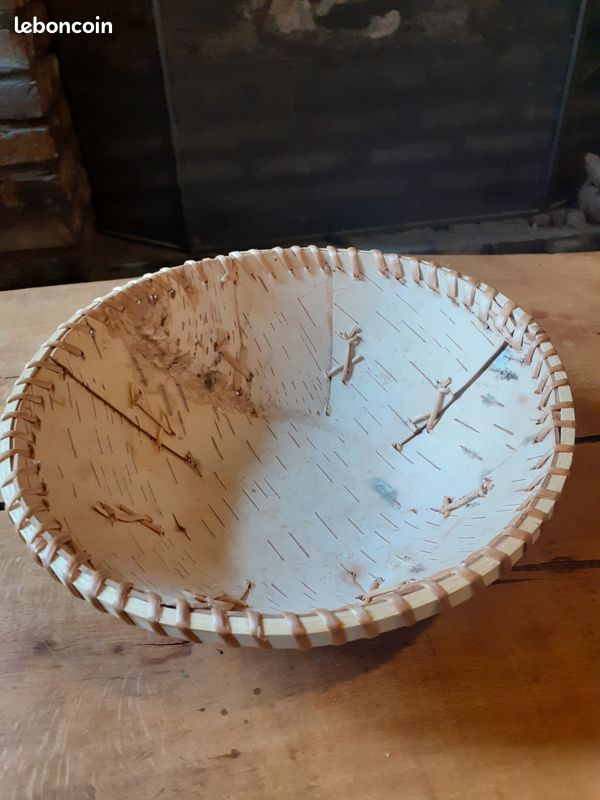 Plateau tout l'art de la table en bois de bouleau et