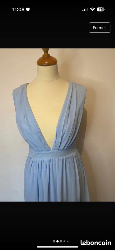 Robe Cocktail Vert émeraude Taille M - Sans Manches, Genou - Idéale Mariage, Baptême, Soirée - Neuf Avec étiquettes