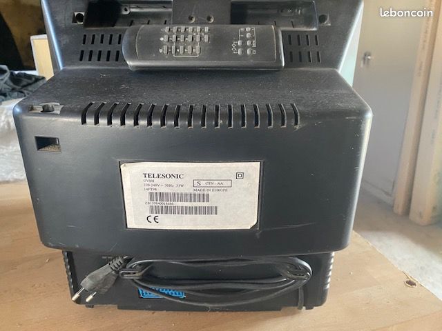 📺 Téléviseur couleur cathodique TELESONIC avec télécommande 👀 DISPONIBLE de suite (image 2)