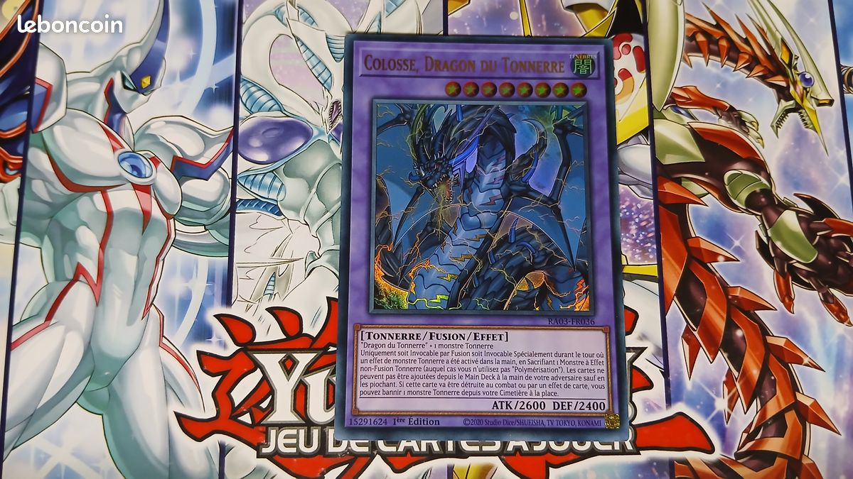 Lot de carte Yu-Gi-Oh Dragon du Tonnerre (image 2)