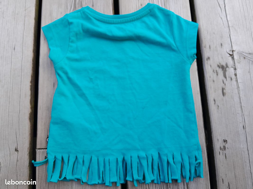 T-shirt à manches courtes et franges LONGBOARD2 ans / 24 mois (image 6)