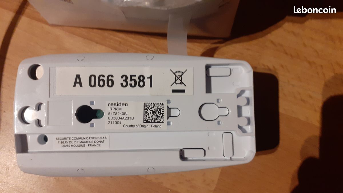 Détecteur infrarouge immunité aux animaux HONEYWELL IRPI8M - (image 2)