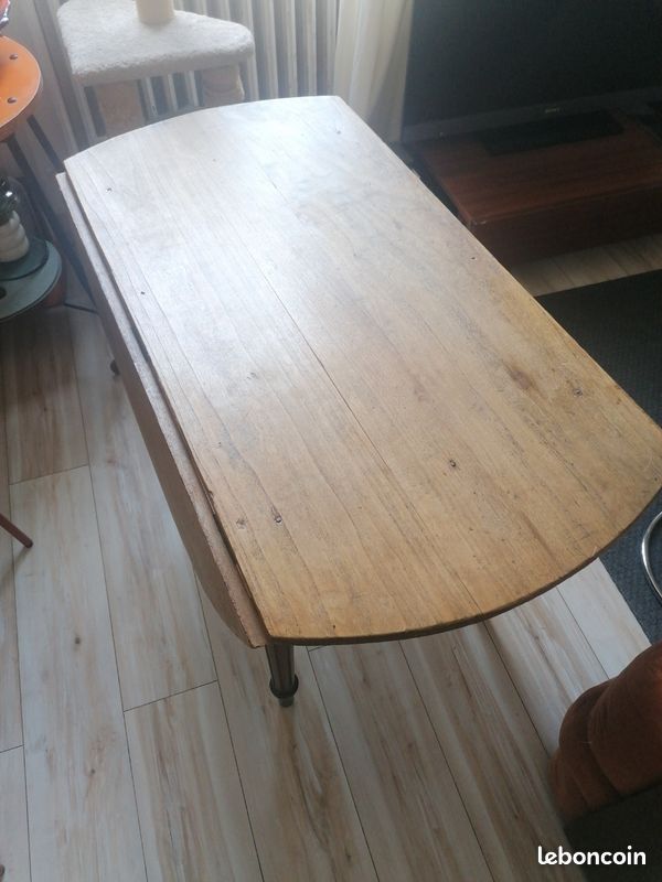 Table ronde bois massif (image 4)