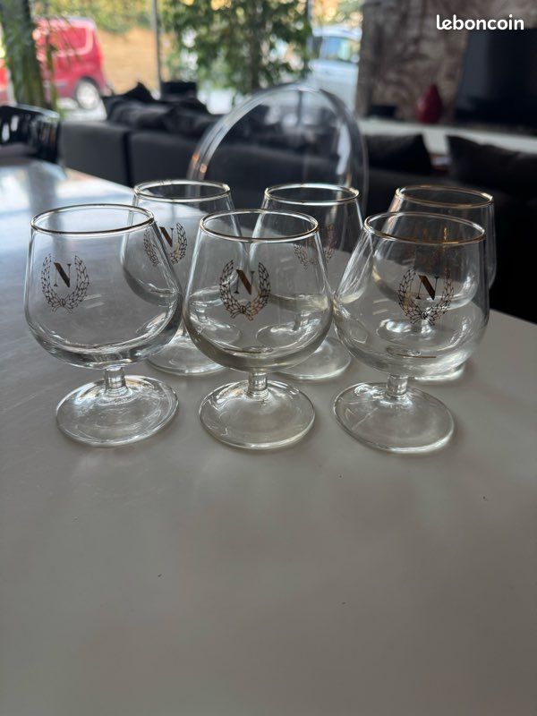 6 verres à cognac (image 1)