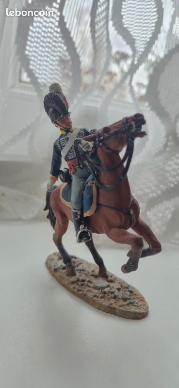 Figurine en plomb, Officier de dragon, 20th Light Dragoons, G.-B, 1808 (image 1)
