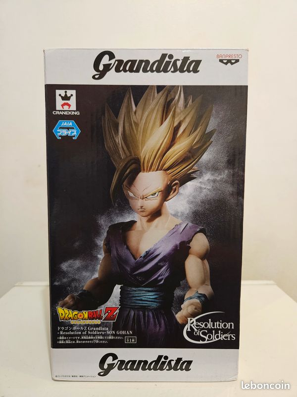 Figurine Banpresto Dragon Ball Z - Grandista Son Gohan Super Saiyan, Neuve
