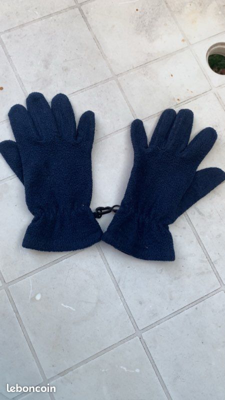 Gants bleus 8/10 ans (image 1)