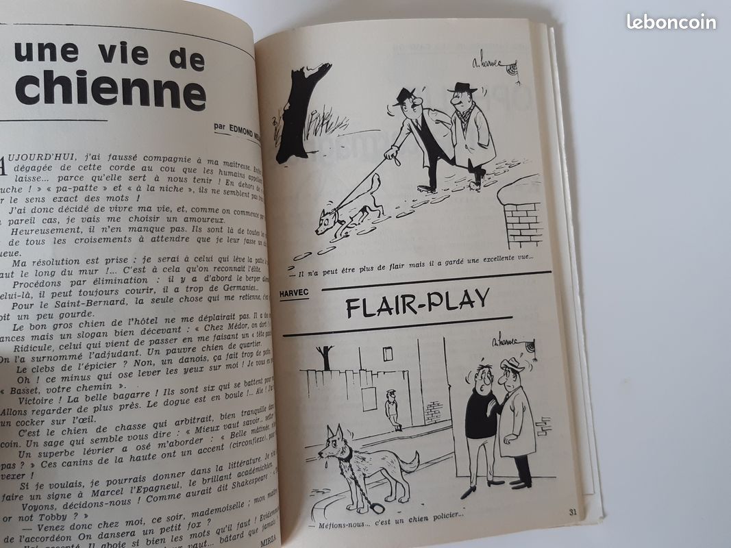 GAI MAGAZINE N°100 La Casserole – Vintage Humour Dessins, Années 50, Bon état