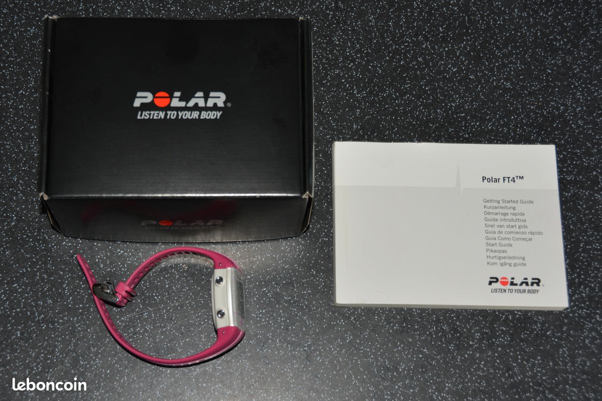 Cardiofréquencemètre Polar FT4 – Montre De Sport Occasion – Pour Salle Et Training
