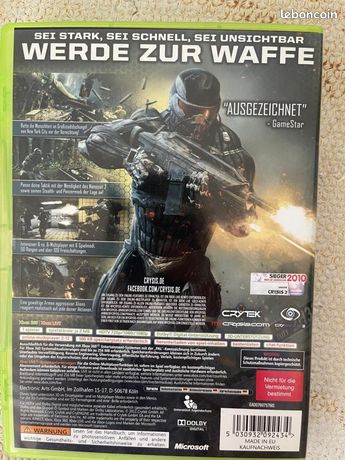 Jeu XBOX 360 Gears of War 2 complet en boîte version PAL (n°2351S