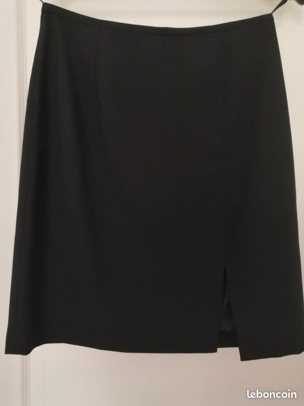 Tailleur jupe noir FROGGY Taille 40 (image 3)