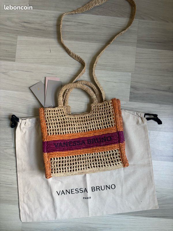 Sac Bandoulière Cabas En Paille Vanessa Bruno Sac Raphia
