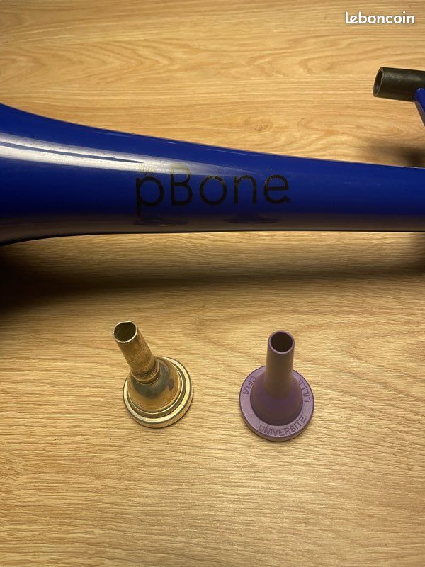 Embouchure PBone Pour Trombone Alto Mini - Bleu - ABS - Pour Enfants Et Débutants