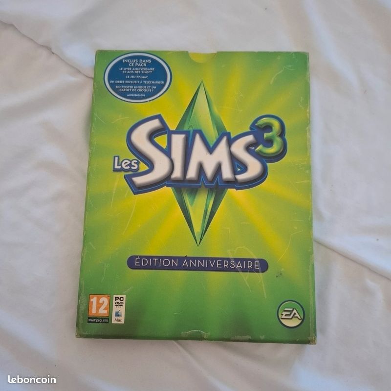 Les Sims 3 Edition Anniversaire – Jeu De Base PC/MAC, Simulation De Vie, Bon état