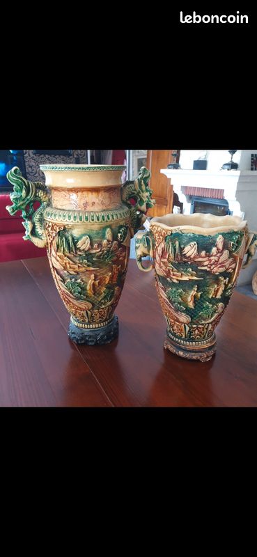 Vases asiatiques le lot de deux (image 1)