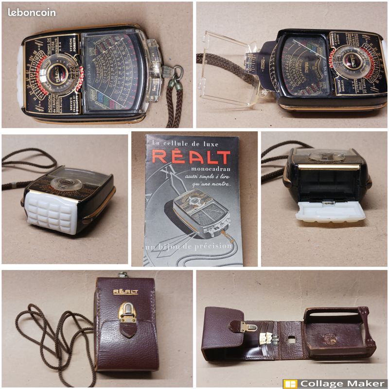 Posemètre Cellule Vintage Réalt – Ile De France De Luxe Monocadran, Années 1960