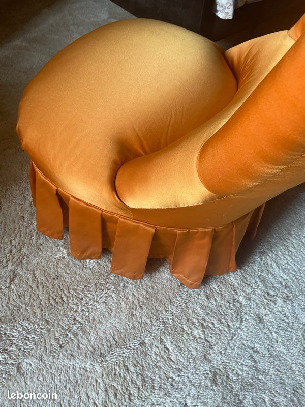 Fauteuil crapaud vintage (image 3)