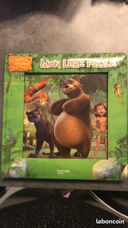 Livre puzzle le livre de la jungle (image 1)