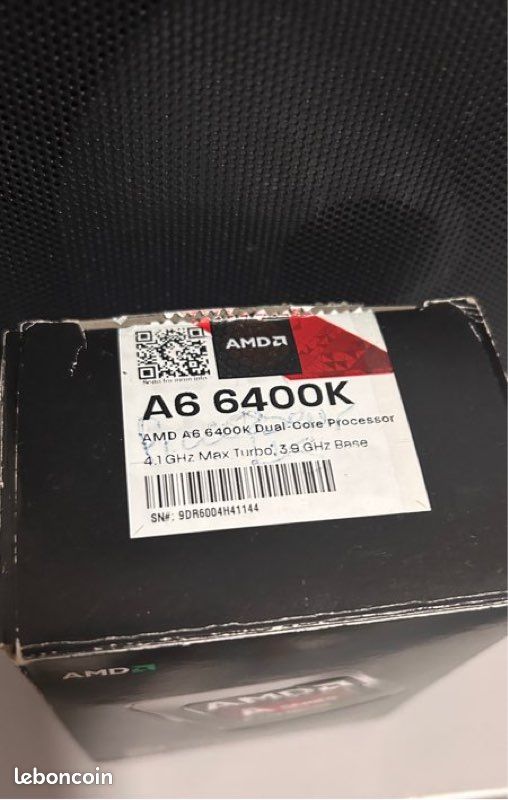 Processeur AMD A6 6400k neuf (image 2)