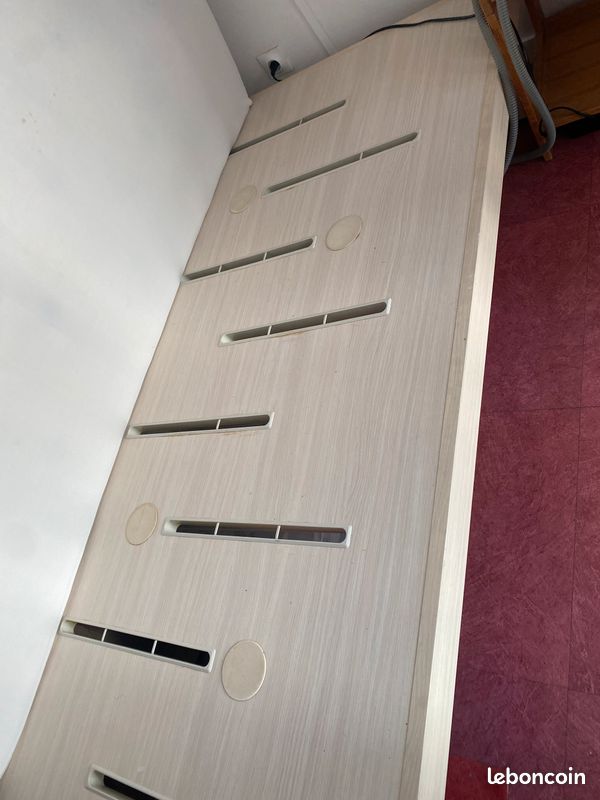Armoire Gautier + bureau et sommier assortis ensemble ou séparément chambre ado à vendre Paris 19e (image 8)