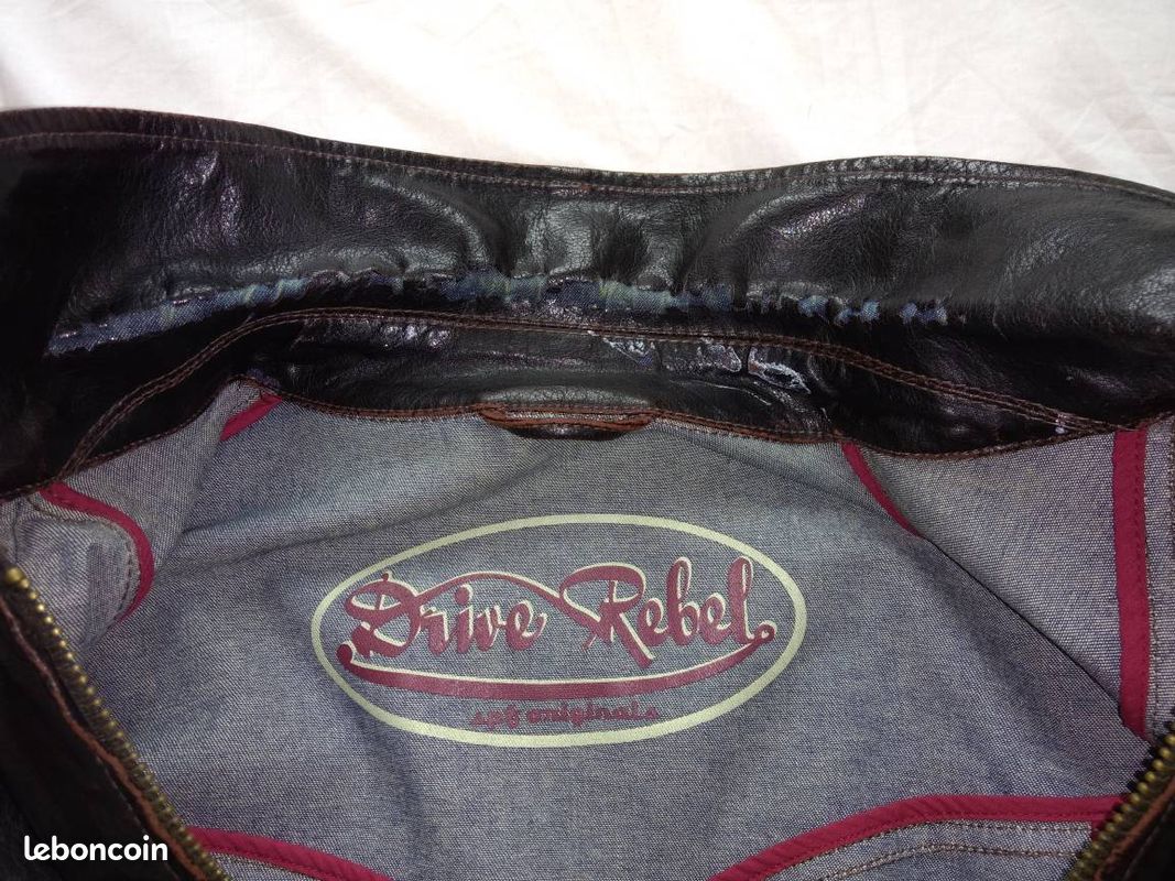 Veste Sky simili cuir, taille M Homme (image 3)