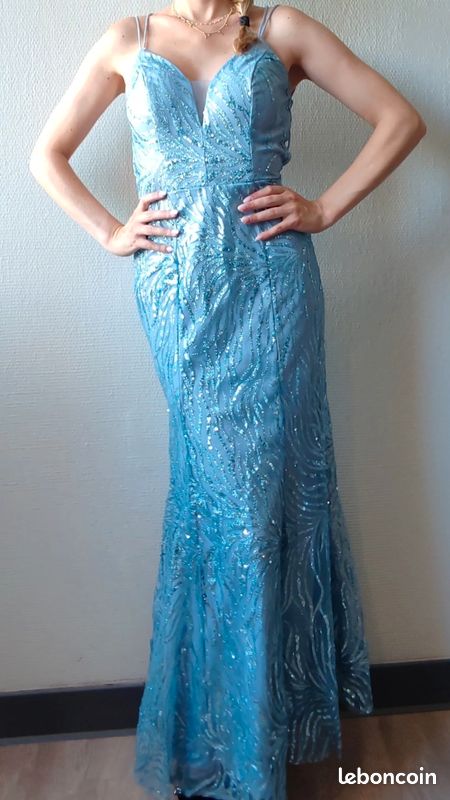 Robe de Miss bleu ciel (image 2)