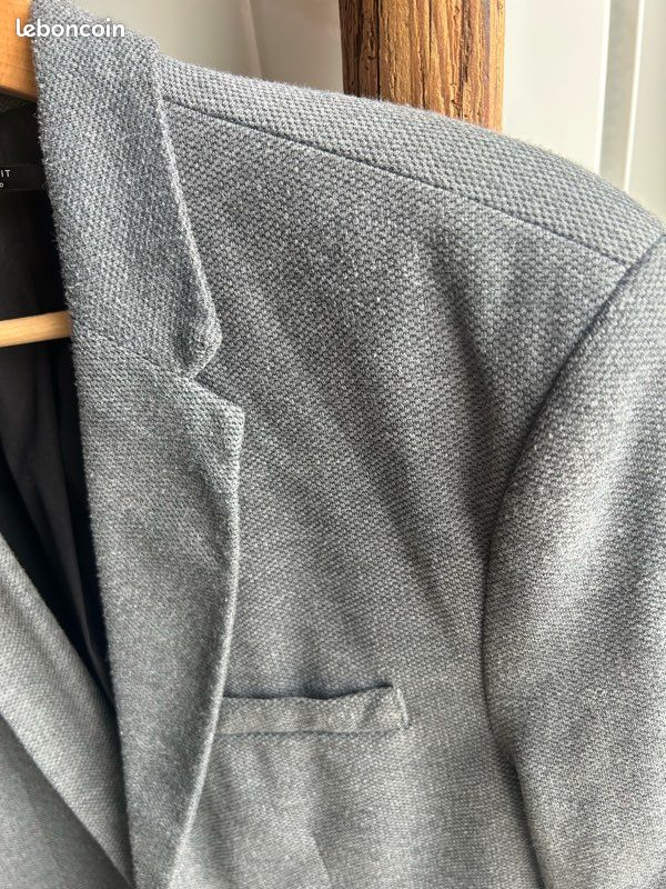 Veste Blazer grise Zara - taille 42 (image 4)