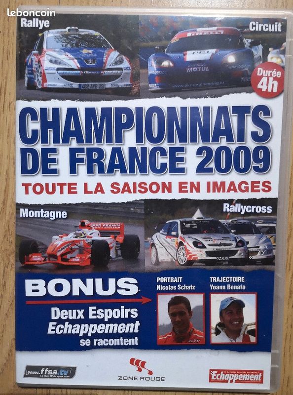 Lot DVD Échappement Rallye Circuit Monte-Carlo (image 4)