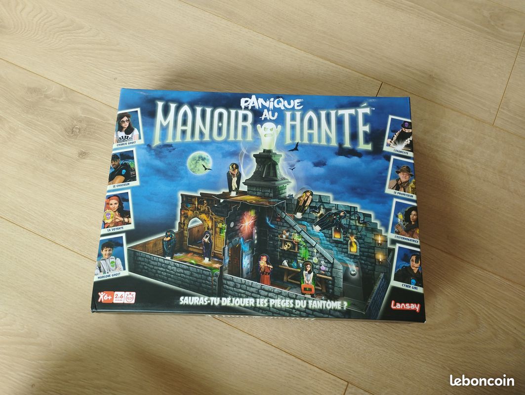 Jeu De Société "Panique Au Manoir Hanté" De Lansay - Neuf Et Complet - Jeu D'ambiance Pour Famille