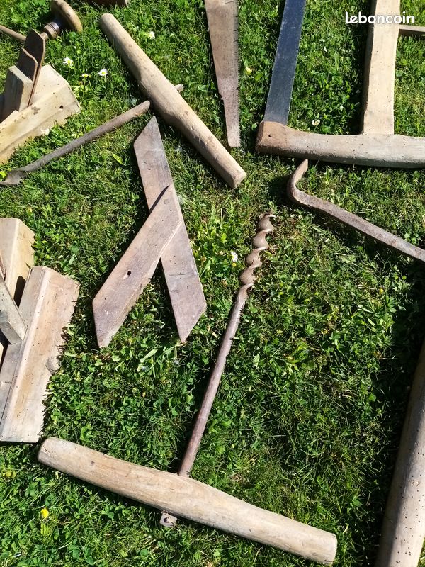 Divers Outils à bois anciens à l'unité ou en lot (image 4)
