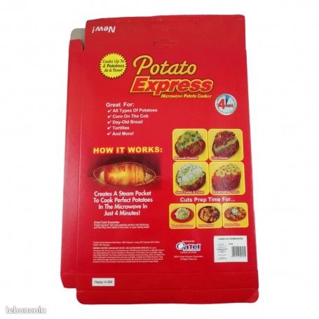 Poche de Cuisson Four à Micro-Ondes Pomme de Terre Patate 4min Sac